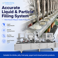 Machine de remplissage de liquides et de particules Eastbest pour boissons, gelées, yaourts et produits à particules mixtes – Production stable