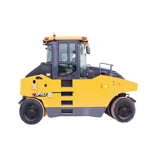 Hot Selling Official 16Ton Hydraulic Road Roller Machine Pneumatic Rubber Tire Road Roller XP163 With Discount Price In 2023