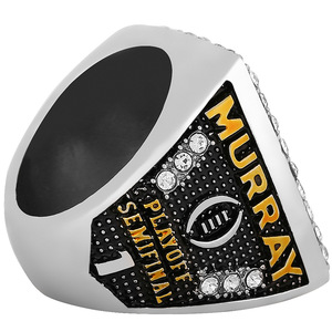 Bague de champion de l'université d'État de l'Oklahoma 2018, matériau en alliage de haute qualité, bague de mode esthétique moderne sportive bague de médaille jeunesse - Product Image 4