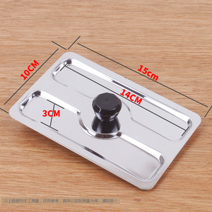 Tapa de acero inoxidable para tostadora, cubierta antipolvo de acero inoxidable 201 para tostadora, accesorios para máquina de desayuno - Product Image 4