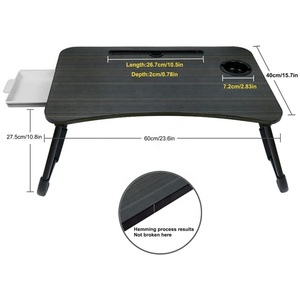 Đa-Chức Năng Có Thể Gập Lại Máy Tính Xách Tay Bàn Giường Với Lưu Trữ Ngăn Kéo Chai Nước Chủ Ăn Tray-Kim Loại Nhà Máy Giá - Product Image 2