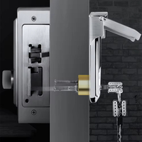 Serrure de Porte Intelligente Double Face Étanche IP65 avec Télécommande, Empreinte Digitale, Sans Clé, Bluetooth et Cloud pour Entrée Principale Électrique