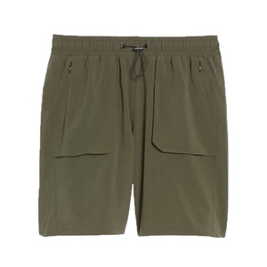 OEM Men's Breathable Quick Dry Shorts with Pockets <b>Elastic</b> Waist Mid Waist Hot Short for Gym Running Outdoor - Product Image 5