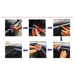 Guarnizione per Modanatura Finestrini, Striscia di Copertura per <span class=keywords><strong>Audi</strong></span> <span class=keywords><strong>Q5</strong></span> 2018-2024 <span class=keywords><strong>2020</strong></span> 21, Nero - Product Image 3