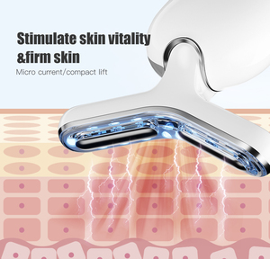 肌再生ハンドヘルドしわ除去器ABSスキンタイトニングデバイスネックフェイスリフティングデバイス工場 - Product Image 3