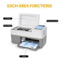 Cortadora inteligente de pegatinas para la parte trasera del teléfono móvil, plotter de película de hidrogel TPU, máquina de corte de protectores de pantalla