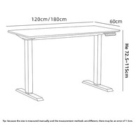 Bureau d'étude informatique intelligent Yazhi, table élévatrice électrique rétractable à moteur unique, pieds carrés, bureau rond pour la maison, coins en acier