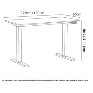 <span class=keywords><strong>Bureau</strong></span> d'étude informatique intelligent Yazhi, table élévatrice électrique rétractable à moteur unique, pieds carrés, <span class=keywords><strong>bureau</strong></span> rond pour la maison, coins en acier - Product Image 4