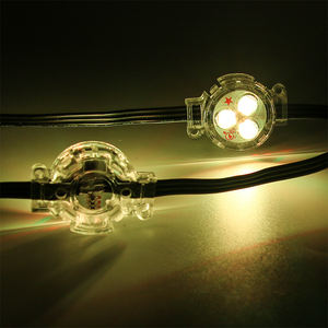 SHIJI DC12V Luz de pista de Navidad permanente 30mm 3Leds Direccionable UCS2904 RGBW Led Pixel String Light - Product Image 2