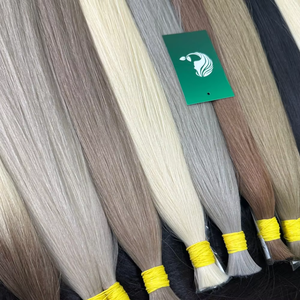 ผมเวียดนามแท้สีดำแบบเป็นมัด สำหรับต่อผมแบบดับเบิ้ลดรอน ผมแท้สำหรับต่อผม - Product Image 1