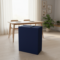 Colchón Plegable de Espuma de Dureza Media Moderna, Colchoneta Gruesa Impermeable para Hospitales, Adecuada para Viajes y Caravanas