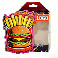 Boîtes en papier personnalisées imprimées holographiques pour biscuits, bonbons, gommes comestibles, fleurs, céréales, et sacs en Mylar découpés avec boîtes incluses