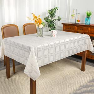 All'ingrosso tavolo in pizzo elegante in stile <span class=keywords><strong>tovaglia</strong></span> <span class=keywords><strong>bianca</strong></span> francese romantico copri tavolo tavolo da Picnic - Product Image 3