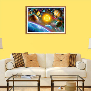 Peinture Diamant 5D Ciel Étoilé Cosmique Faite à la Main avec Perles Rondes pour Décoration Murale et Surprises Fête des Mères - Product Image 2