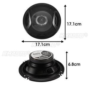 Par de Altavoces Coaxiales de 2 Vías para Auto de 400W y 6.5 Pulgadas, Universales, Estéreo, Magnéticos Externos, de Alta Fidelidad, Subwoofer para Música - Product Image 5