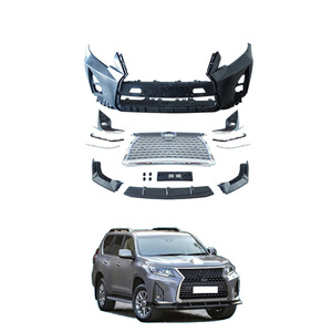 Para Toyota <span class=keywords><strong>PRADO</strong></span> FJ150 2018-2025 accesorios de coche actualización Facelift Body Kit nueva condición parachoques delantero actualización para GX Bodykit - Product Image 1