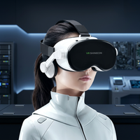 Casque VR universel 2026 pour dropshipping, en ABS noir, pour usage domestique, jeux mobiles 3D, films HD 360, smartphones de 4,7 à 7 pouces