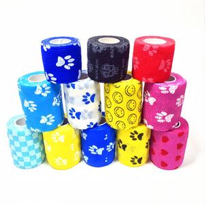 Stays Place Exercise Self Adhesive Latex-Free Elastic Bandage Breathable Lightweight Eco-Friendly Sports <b>Tape</b> Multi-Colors - Product Image 1