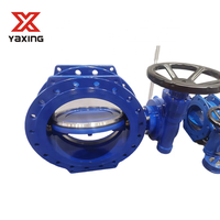 Vanne papillon double excentrique en fonte ductile GGG50 de haute qualité