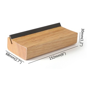 Muspor Lime à Niveaux de Frettes 2-en-1 pour <span class=keywords><strong>Guitare</strong></span>, Lime à Couronne de Frettes Double Usage Angulaire 35/90 (avec Rayon), en Bois d'Olivier et Acier au Carbone - Product Image 5