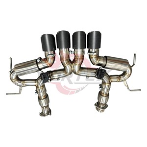 ท่อไอเสียแบบ Catback Vortex Premium SS304 สำหรับ Corvette C8 Z06 พร้อมระบบ Valvetronic และปลายท่อคาร์บอนแบบสปอร์ตสี่ท่อ - Product Image 4