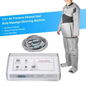 Portable 2 In 1 Infrared Professional Presoterapia Weight Loss Pressotherapy Lymphatic Drainage Machine