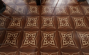 Carreaux de sol en porcelaine antibactériens mats de haute qualité, aspect <span class=keywords><strong>bois</strong></span> de chêne rouge moderne, 800x800mm, <span class=keywords><strong>parquet</strong></span> Versailles pour salon - Product Image 4