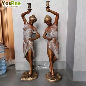 <span class=keywords><strong>Lampe</strong></span> décorative en bronze antique pour femmes à vendre - Product Image 3