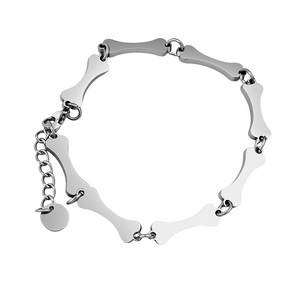 New Simple Popular Design Geometric Gog Bone <b>Chain</b> Bracelet High-quality <b>Titanium</b> Steel Unisex's Bracelets Trendy Jewelry - Product Image 6