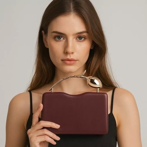Bolso de Mano PU Rosa, Regalo de San Valentín, Bolso de Noche Cruzado para Mujer - Product Image 1
