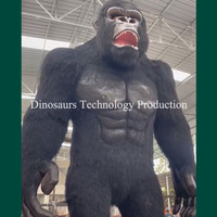 Modèle d'animatronique King Kong ou Gorille Géant à vendre pour parcs à thème, expositions d'animaux géants comme attraction pour enfants