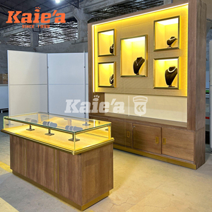 Vitrine d'affichage de bijoux de luxe en verre trempé haut de gamme présentoir de magasin meuble de comptoir - Product Image 2