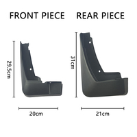 GARDE-BOUE DE VOITURE GARDE-BOUE FLAPS BAVETTE GARDE-BOÎTE KIT DE CARROSSERIE OEM FENDER FLARER POUR NIO ES8 EL8 2022 2023 PP INJECTION
