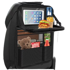 Aufbewahrung tasche für Autos itze aus <span class=keywords><strong>Oxford</strong></span>-Stoff mit kleinem Tischbrett-Organizer für Stuhl lehnen für Auto organisatoren - Product Image 1