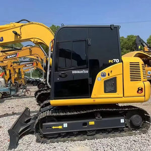 Excavadora Komatsu PC70-8 PC70 PC75 Usada con Pocas Horas de Uso, Excavadora Hidráulica de Orugas de 7 Toneladas, Pequeña Excavadora Komatsu en Venta - Product Image 4