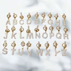 Llavero de metal con diamantes de imitación, colgante de letra inicial de 26 letras, para coche y mochila, venta al por mayor, DIY, personalizado - Product Image 3