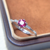 Factory Wholesale Custom 925 Sterling Silver Natural Gemstone Ring Support Replace Loose Stone Minimalist Women Fine Jewelry