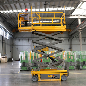 Nuevo CE 4m 6m 8m 10m 12m 14m 16m 18m Plataforma de trabajo aéreo elevador de andamio eléctrico elevador de tijera hidráulica para vehículos sobre orugas - Product Image 6