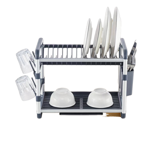 Depolama raf dolabı yemeği plaka raf mutfak lavabo çanak kurutma üzerinde 3 katmanlı süzgeç raf - Product Image 4