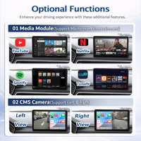 Kits sans fil Apple CarPlay Android Auto pour Audi Lecteur vidéo Android pour voiture A4L Q7 Q2L Q5L MMI MIB MIB2 7 pouces