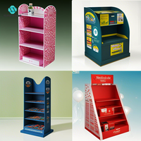 Promotion — carton d'exposition de magasins Pop-up, en carton pour les cartes de vœux, 600 pièces
