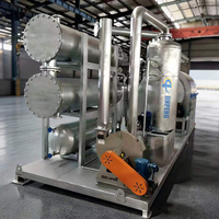 Mini-usine de pyrolyse montée sur skid pour la transformation des déchets en huile, usine de pyrolyse par lots de 1 tonne pour la production de carburant diesel à partir de plastique recyclé - Prix