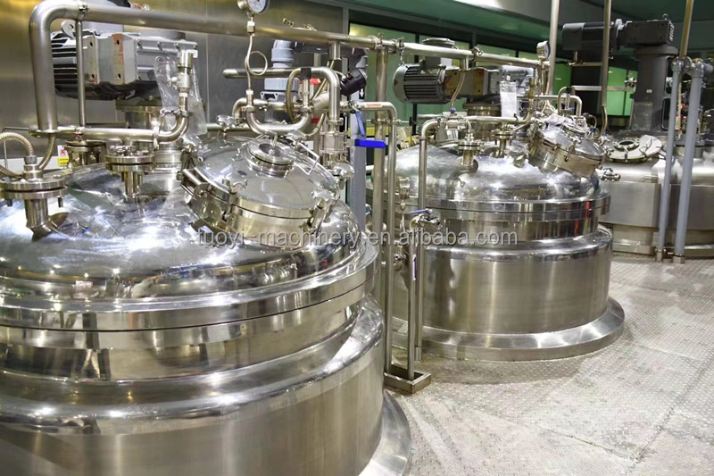 High quality lotion shampoo mixer machine heating mixer machine homogenizing mixer machine