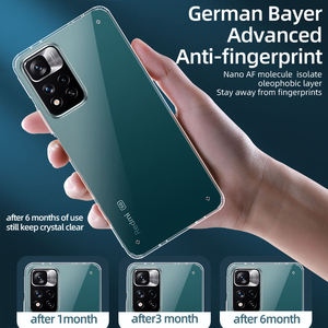 Coque de protection transparente pour <span class=keywords><strong>t</strong></span>éléphone portable couverture arrière pour <span class=keywords><strong>Redmi</strong></span> Note <span class=keywords><strong>11</strong></span> Pro pour <span class=keywords><strong>Redmi</strong></span> Note <span class=keywords><strong>11</strong></span> Pro coque arrière 5g - Product Image 3