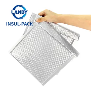 Aluminium Film Packing Envelopes Manufacturers Metallic Silver Bubble Packing Envelope