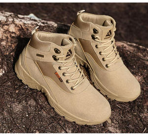 Bottes de randonnée en daim noir DF2020, chaussures de trekking en plein air, stock 39 - 47 - Product Image 4