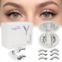 Cils magnétiques doux avec applicateur, sans colle, aspect naturel, aimants puissants, courbure CC
