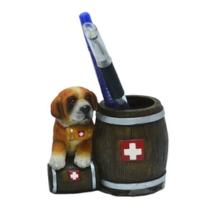 Màu Trắng Vòng Thực vật Tổ chức Bút Chủ Văn Phòng Tùy Chỉnh Bảng Trang Trí Nhựa Bàn Bút Đứng - Product Image 2