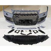 Kits de carrosserie de pare-chocs avant style RS7 2009-2015 avec grille en nid d'abeille noire pour Audi A7 S7 C7 2009 2010 2011 2012 2013 2014 2015