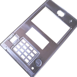 Panneau de sonnette en alliage d'aluminium OEM, pièce de précision usinée CNC 005-A, sablée et oxydée, pour usage domestique intelligent - Product Image 5